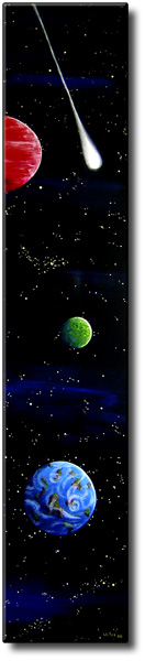 Sternschnuppe im All